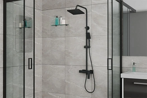 Душевая система RUSH Thira без излива (TR3635-40Black) Душевая система RUSH Thira без излива (TR3635-40Black)