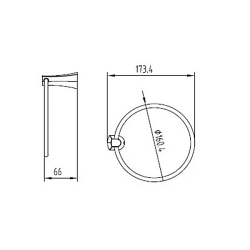 Полотенцедержатель Kaiser Konus KH-2021 Полотенцедержатель Kaiser Konus KH-2021