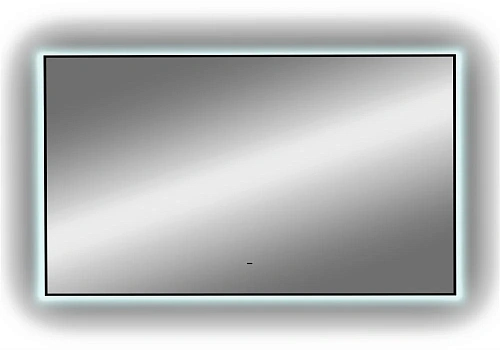 Зеркало DIWO Элиста 120 черное, с подсветкой светодиодной, прямоугольное, инфракрасный выключатель 5 543503 Зеркало DIWO Элиста 120 черное, с подсветкой светодиодной, прямоугольное, инфракрасный выключатель 5 543503