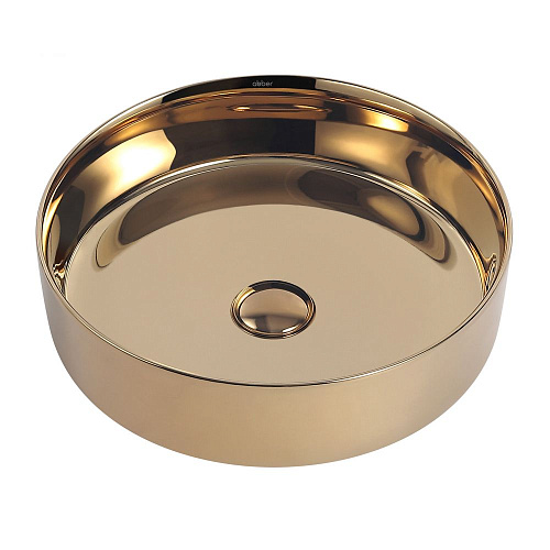 Раковина ABBER Bequem AC2109GG накладная, золото Раковина ABBER Bequem AC2109GG накладная, золото