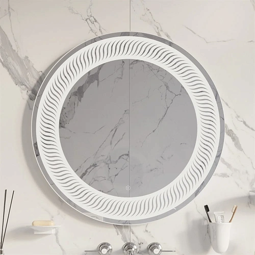 Зеркало DIWO Тула 77 с подсветкой, круглое, сенсорное управление 543690 Зеркало DIWO Тула 77 с подсветкой, круглое, сенсорное управление 543690