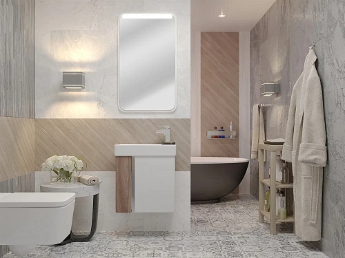 Тумба под раковину Aquaton Вита белый, ясень шимо 1A221401VTD70 Тумба под раковину Aquaton Вита белый, ясень шимо 1A221401VTD70