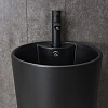 Раковина Gid Nb131bm 81120 напольная черная матовая 40x40x84 Раковина Gid Nb131bm 81120 напольная черная матовая 40x40x84