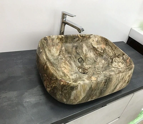 Раковина CeramaLux 186 накладная, под камень Раковина CeramaLux 186 накладная, под камень