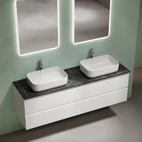 Столешница Sancos Black Sky TT160A1X из керамогранита 1600х460 c отверстием под смеситель Столешница Sancos Black Sky TT160A1X из керамогранита 1600х460 c отверстием под смеситель