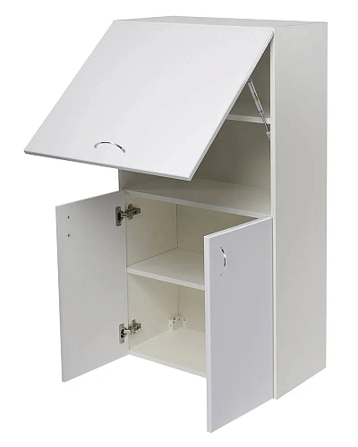 Шкаф Orange СМАЙЛ SM-60SR2 навесной с откидной дверцей, белый Шкаф Orange СМАЙЛ SM-60SR2 навесной с откидной дверцей, белый