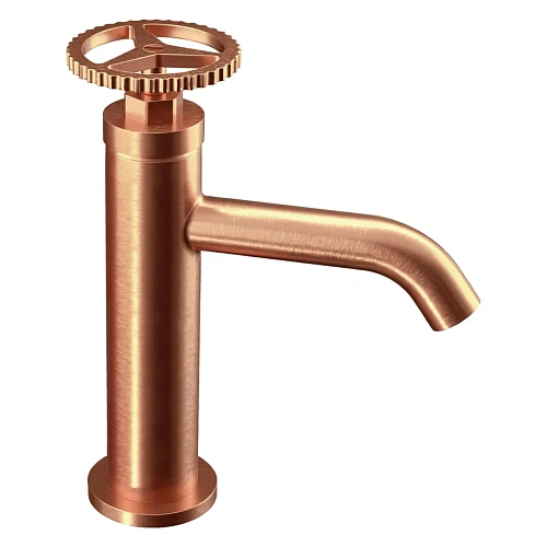 Смеситель для раковины Remer Chrono CH12RP, медь брашированная Смеситель для раковины Remer Chrono CH12RP, медь брашированная