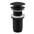 Донный клапан AlcaPlast A392BLACK черный матовый