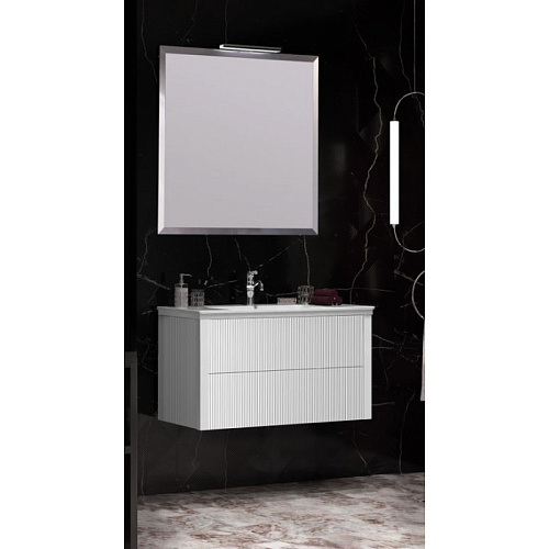 Тумба под раковину Opadiris Рубинно 80 подвесная, Белый глянцевый (под раковину Dreja Эйфория 80) 00-00007341 Тумба под раковину Opadiris Рубинно 80 подвесная, Белый глянцевый (под раковину Dreja Эйфория 80) 00-00007341