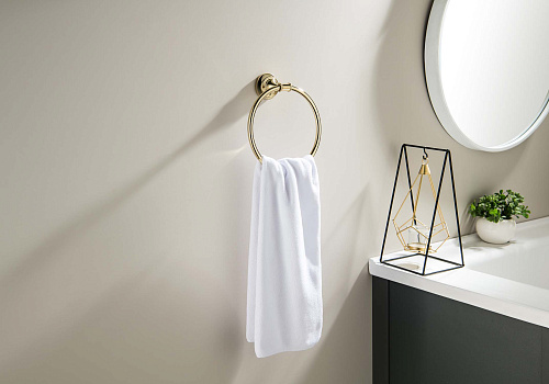 Полотенцедержатель Aquatek КЛАССИК AQ4512PG золото полированное Полотенцедержатель Aquatek КЛАССИК AQ4512PG золото полированное