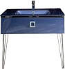 Тумба под раковину Boheme Lucido 80 см Насыщенный Синий 770-080-BL