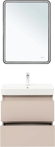 Тумба под раковину Aquanet Вега 2.0 60 бежевый 00337941 подвесная Тумба под раковину Aquanet Вега 2.0 60 бежевый 00337941 подвесная