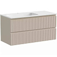 Детальная картинка товара «тумба под раковину sancos snob r snr100lce beige soft»