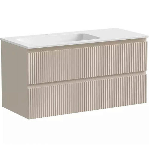 Тумба под раковину Sancos Snob R SNR100LCE beige soft Тумба под раковину Sancos Snob R SNR100LCE beige soft