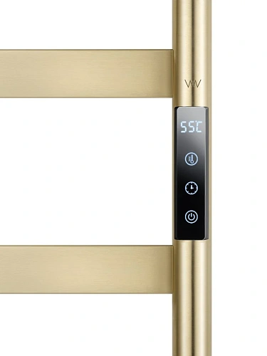 Полотенцесушитель электрический Wonzon & Woghand брашированное золото (WW-A204-BG) Полотенцесушитель электрический Wonzon & Woghand брашированное золото (WW-A204-BG)