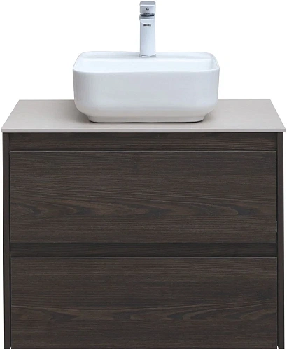 Тумба под раковину Aquanet Nova Lite 75 дуб черный (2 ящика) 00287895 Тумба под раковину Aquanet Nova Lite 75 дуб черный (2 ящика) 00287895