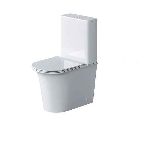 Унитаз напольный GROSSMAN GR-4469S Galaxy 610x365x830 безободковый с тонкой крышкой Унитаз напольный GROSSMAN GR-4469S Galaxy 610x365x830 безободковый с тонкой крышкой