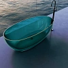 Ванна отдельностоящая ABBER AT9703Aquamarin 170x75 универсальная, бирюзовый полиэфирная смола Ванна отдельностоящая ABBER AT9703Aquamarin 170x75 универсальная, бирюзовый полиэфирная смола