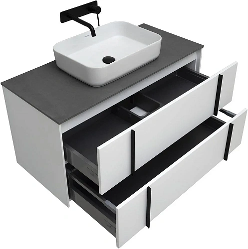 Тумба под раковину Allen Brau Reality 100 1.32007.WM белый матовый Тумба под раковину Allen Brau Reality 100 1.32007.WM белый матовый