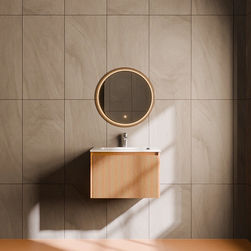 Тумба под раковину ArtDecco Elizabeth 60 AEL06W11S000 подвесная, белый дуб Тумба под раковину ArtDecco Elizabeth 60 AEL06W11S000 подвесная, белый дуб