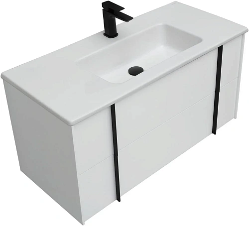 Тумба под раковину Allen Brau Reality 100 1.32007.WM белый матовый Тумба под раковину Allen Brau Reality 100 1.32007.WM белый матовый