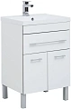 Тумба под раковину Aquanet Верона 58 белый (напольная 1 ящик 2 дверцы) 00182507 Тумба под раковину Aquanet Верона 58 белый (напольная 1 ящик 2 дверцы) 00182507
