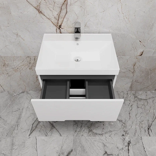 Тумба под раковину Style Line Матис 60 см ЛС-00002441 напольная, белый матовый Тумба под раковину Style Line Матис 60 см ЛС-00002441 напольная, белый матовый