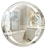Зеркало SILVER MIRRORS D650 пескоструйный рисунок Санторини (ФР-00001078)