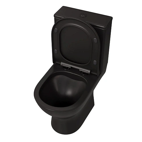 Унитаз напольный Taliente Arte черный матовый, с бачком и крышкой микролифт AR35045 Nero Унитаз напольный Taliente Arte черный матовый, с бачком и крышкой микролифт AR35045 Nero