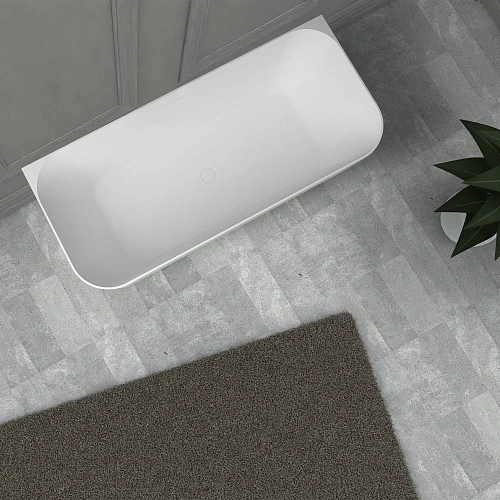 Ванна из искусственного камня ABBER AS9617 170x75 универсальная, белая матовая, искусственный камень Ванна из искусственного камня ABBER AS9617 170x75 универсальная, белая матовая, искусственный камень