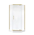 Душевой уголок Niagara Nova NG-6405-08 GOLD (90x90x195) трапеция, дверь распашная 64050811GOLD Душевой уголок Niagara Nova NG-6405-08 GOLD (90x90x195) трапеция, дверь распашная 64050811GOLD