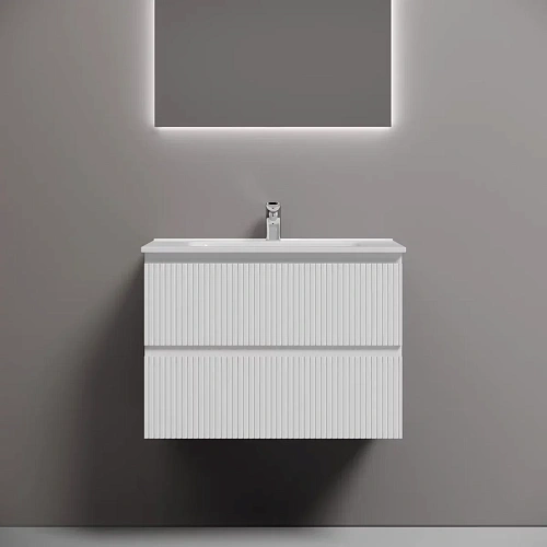 Тумба под раковину Sancos Snob T SNT70W 690х445х500 Bianco, подвесная Тумба под раковину Sancos Snob T SNT70W 690х445х500 Bianco, подвесная