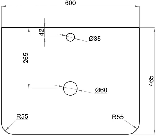Столешница Style Line Атлантика 60 ID01, цвет белый глянцевый мрамор керамогранит СС-00002233 Столешница Style Line Атлантика 60 ID01, цвет белый глянцевый мрамор керамогранит СС-00002233