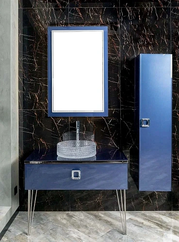 Тумба под раковину Boheme Lucido 80 см Насыщенный Синий 770-080-BL Тумба под раковину Boheme Lucido 80 см Насыщенный Синий 770-080-BL