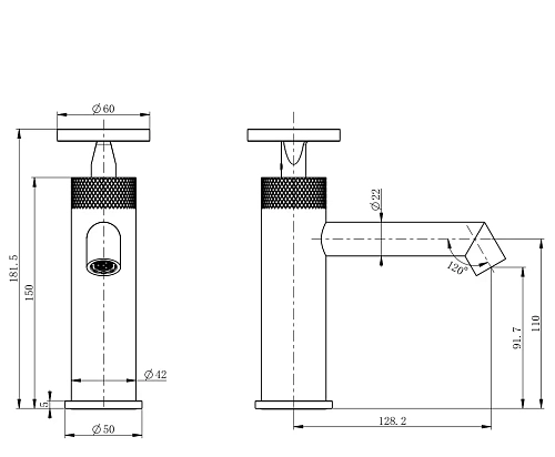 Смеситель для раковины Wonzon & Woghand черный матовый (WW-H1065-MB) Смеситель для раковины Wonzon & Woghand черный матовый (WW-H1065-MB)