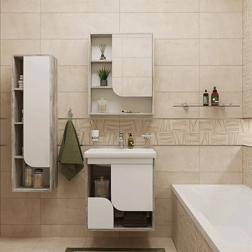 Тумба с раковиной DIWO Самара 60 дуб скандинавский 462073 Тумба с раковиной DIWO Самара 60 дуб скандинавский 462073