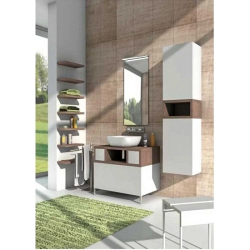 Тумба под раковину Aquaton Интегро 80 белая, ножки 1A143203IN010 Тумба под раковину Aquaton Интегро 80 белая, ножки 1A143203IN010