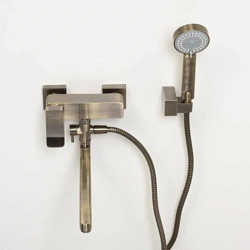 Смеситель для ванны WasserKRAFT Exter 1602L светлая бронза Смеситель для ванны WasserKRAFT Exter 1602L светлая бронза