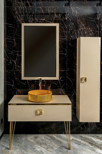 Шкаф-пенал Armadi Art LUCIDO 772-CP капучино RAL1019 Шкаф-пенал Armadi Art LUCIDO 772-CP капучино RAL1019