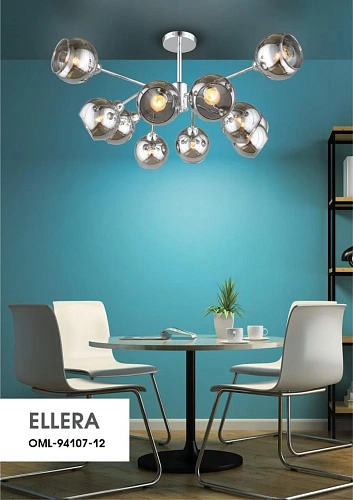 Люстра потолочная Omnilux Ellera OML-94107-12 Люстра потолочная Omnilux Ellera OML-94107-12