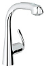 Картинка анонса товара «смеситель для кухни grohe zedra с выдвижным изливом/лейкой, хром (32553000)»