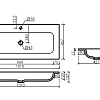 Раковина Ceramica Nova Grace CN7013MDH 1010x457x137 мм мебельная, темный антрацит матовый Раковина Ceramica Nova Grace CN7013MDH 1010x457x137 мм мебельная, темный антрацит матовый