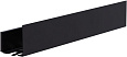 Полка Aquanet Магнум 70x12 черная матовая, с крючками 00302221 Полка Aquanet Магнум 70x12 черная матовая, с крючками 00302221
