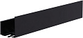Полка Aquanet Магнум 70x12 черная матовая, с крючками 00302221 Полка Aquanet Магнум 70x12 черная матовая, с крючками 00302221