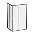 Душевой уголок AM.PM Gem W90G-403-120290-BT 120x90 черный матовый, стекло прозрачное Душевой уголок AM.PM Gem W90G-403-120290-BT 120x90 черный матовый, стекло прозрачное