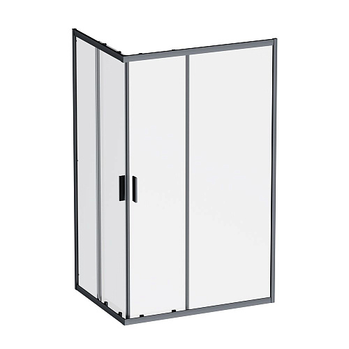 Душевой уголок AM.PM Gem W90G-403-120290-BT 120x90 черный матовый, стекло прозрачное Душевой уголок AM.PM Gem W90G-403-120290-BT 120x90 черный матовый, стекло прозрачное