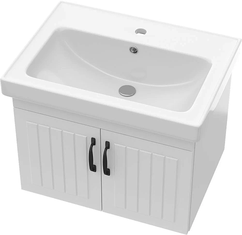 Комплект мебели DIWO Сочи 60 подвесная, белая 579268 Комплект мебели DIWO Сочи 60 подвесная, белая 579268