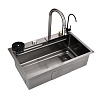 Картинка анонса товара «кухонная мойка artdecco elegant flow 68 aef116846 графит, из нержавеющей стали»