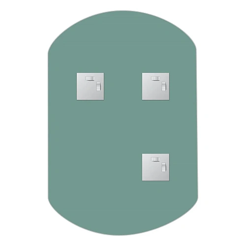 Зеркало Evoform Primary BY 0052 40х60 см со шлифованной кромкой Зеркало Evoform Primary BY 0052 40х60 см со шлифованной кромкой