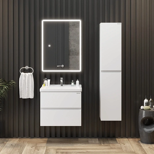 Тумба под раковину Onika Эвада 60 см 106156 подвесная, белая (для Миранда 60) Тумба под раковину Onika Эвада 60 см 106156 подвесная, белая (для Миранда 60)